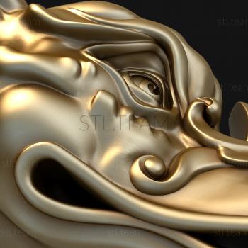 3D модель Голова дракона (STL)